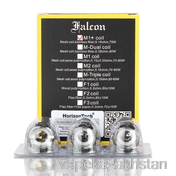 Vape Kazakhstan Horizon Falcon Replacement Coils 0.16ohm M1+ Mesh Coils